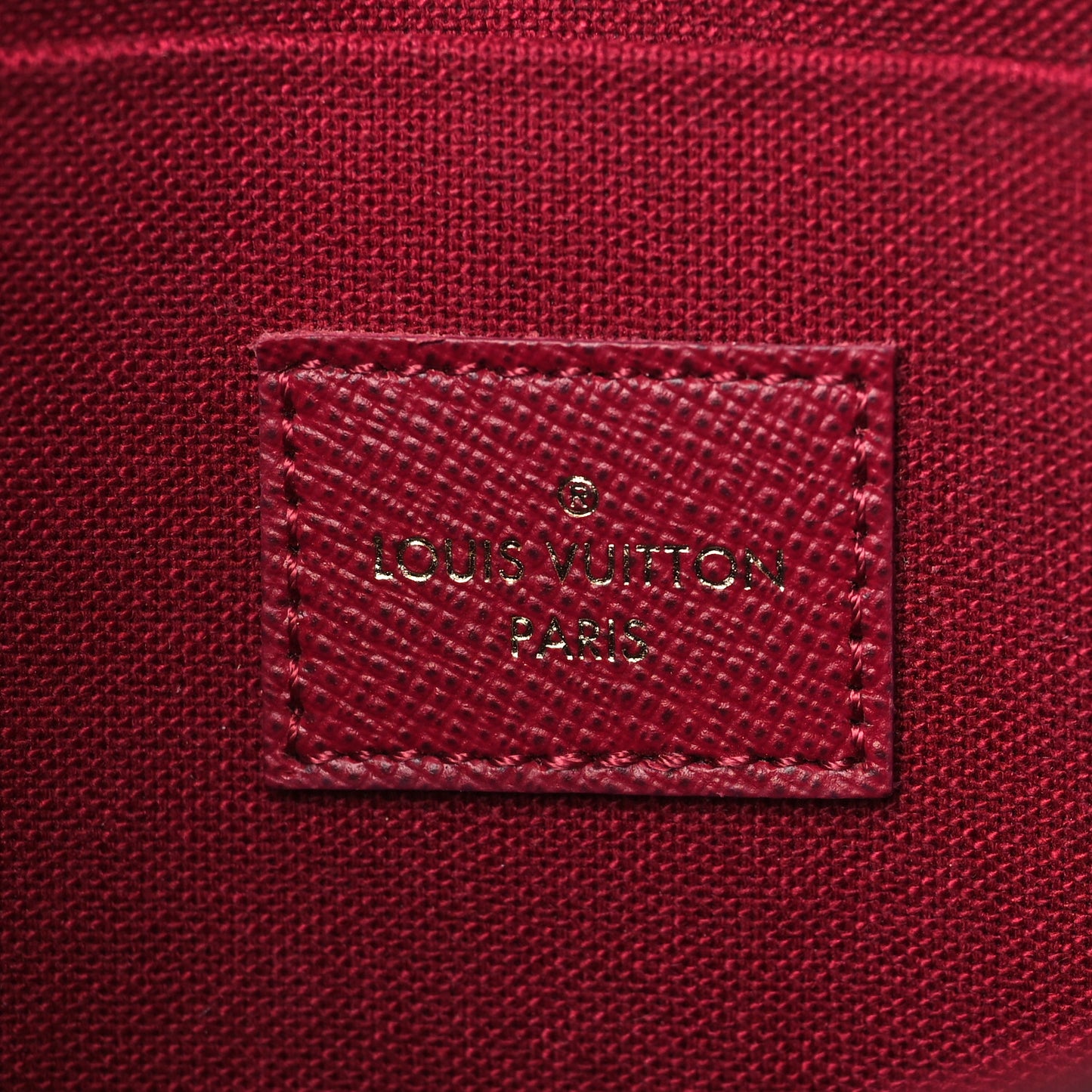 Monogram Pochette Felicie Chain Wallet Fuchsia