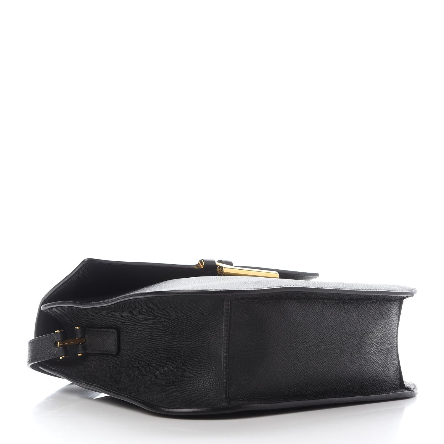 Tom Ford Calfskin Large T Clasp Tara Crossbody Bag Black 3 of 8