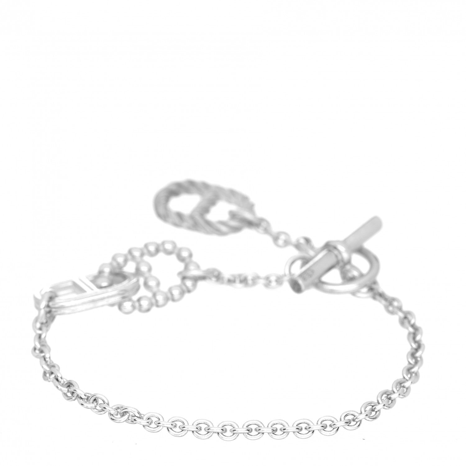 Hermes Sterling Silver PM Parade Bracelet SH 3 of 5