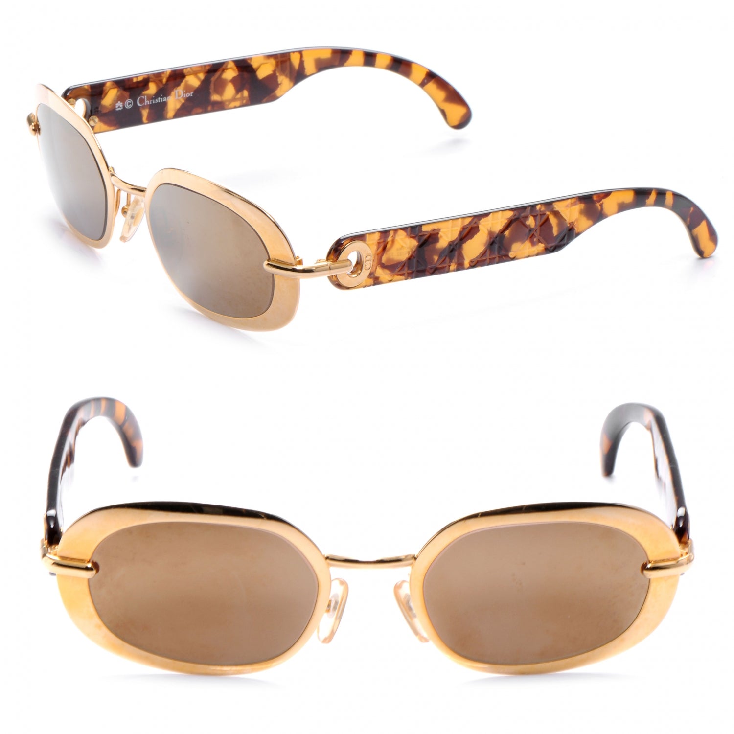 Christian Dior Carla Sunglasses Tortoise 1 of 5
