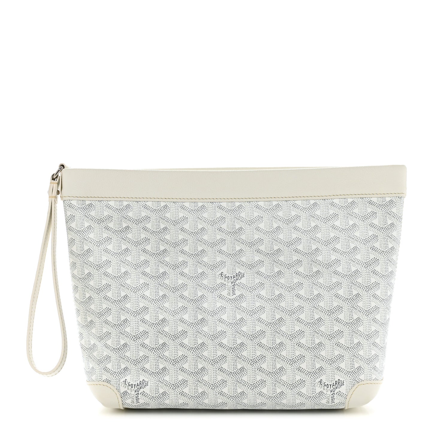 Goyardine Conti Pouch White