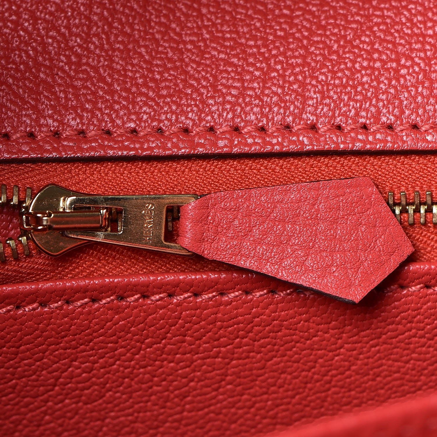 Hermes Taurillon Clemence Birkin 35 Rouge Pivoine 14 of 37
