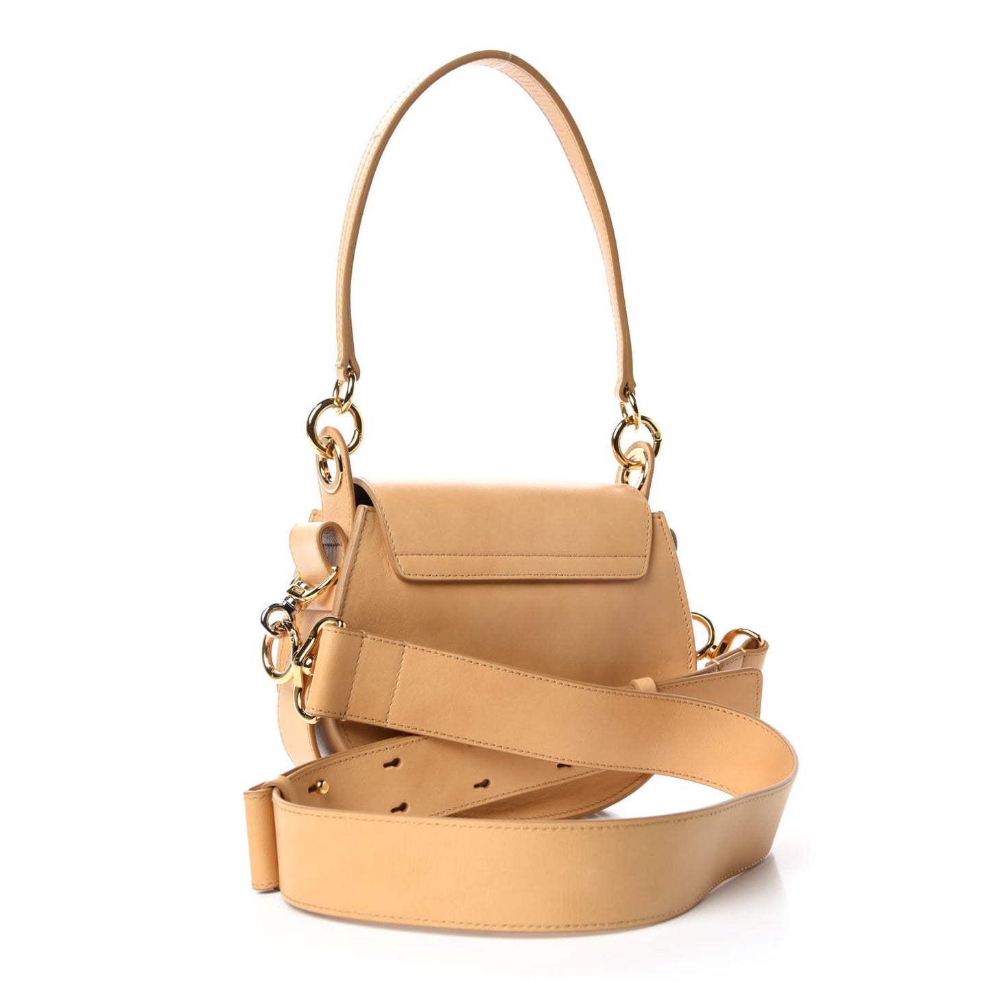 Calfskin Small Tess Bag Bleached Brown