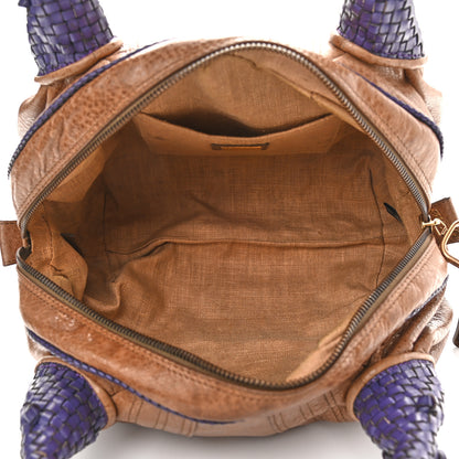 Fendi Vitello Bugatti Spy Bowler Acacia Blue 5 of 10