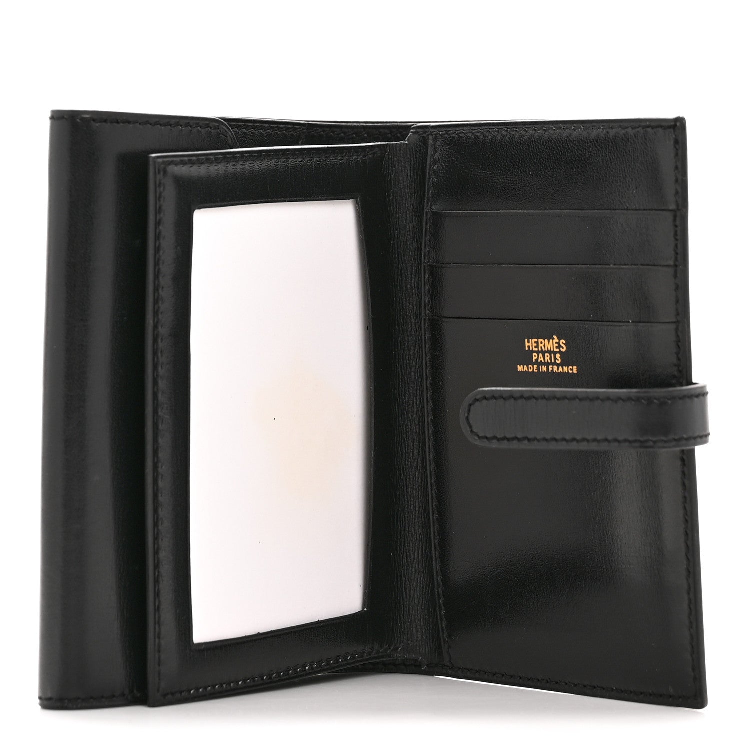 Hermes Box Compact Cadena Wallet Black 5 of 10