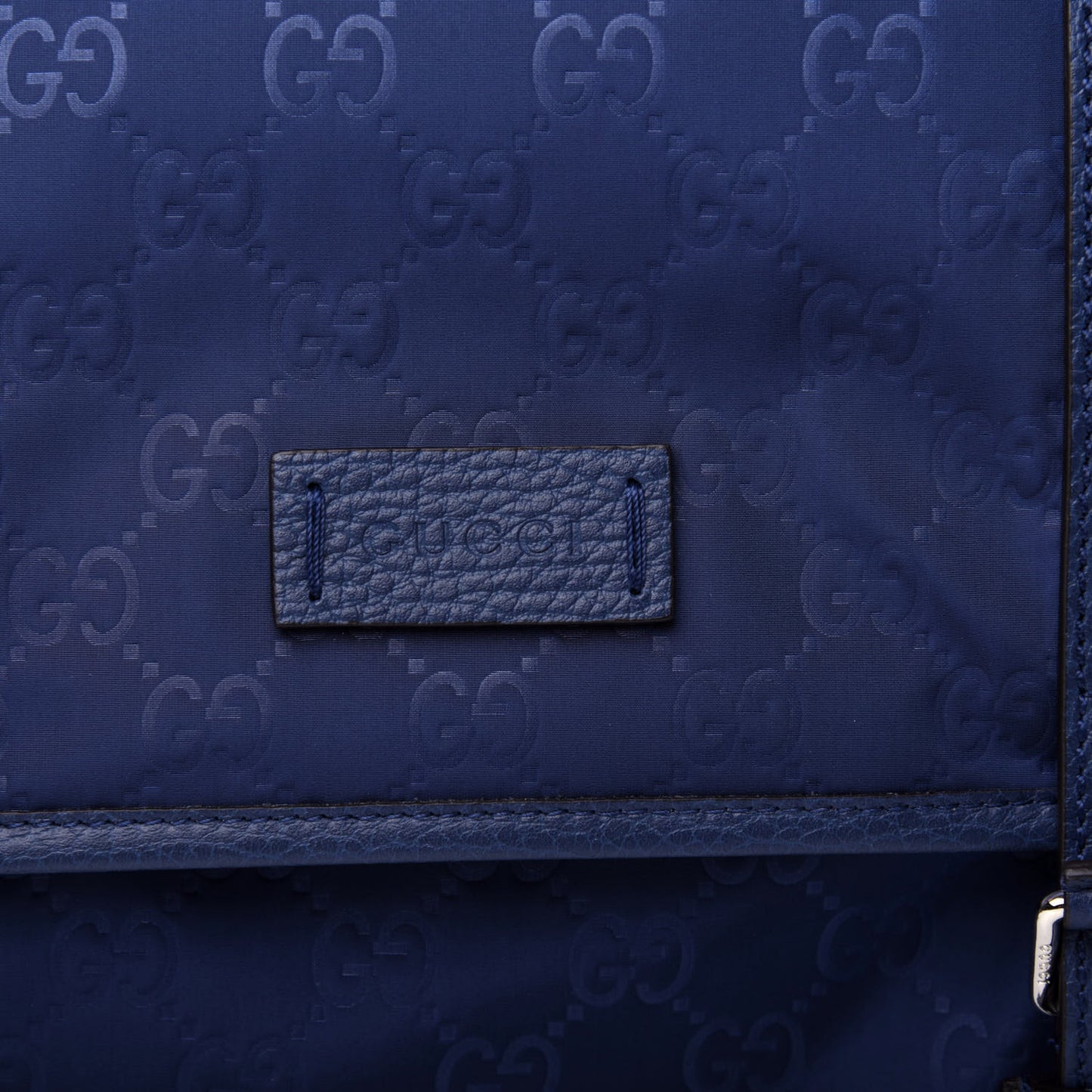 Nylon Monogram Double Buckle Flap Messenger Bag Tide
