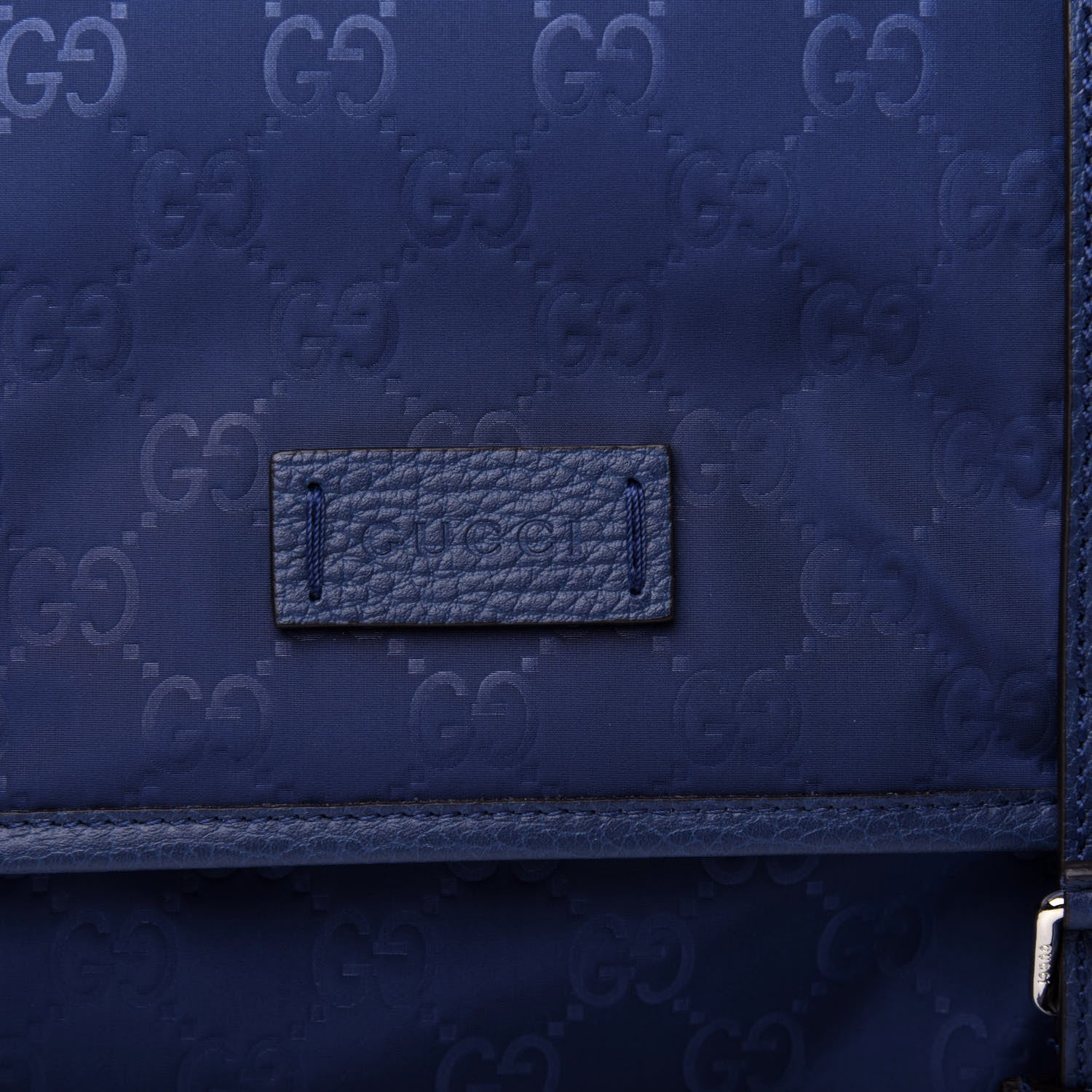 Gucci Nylon Monogram Double Buckle Flap Messenger Bag Tide 10 of 10