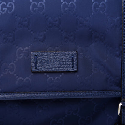 Gucci Nylon Monogram Double Buckle Flap Messenger Bag Tide 10 of 10