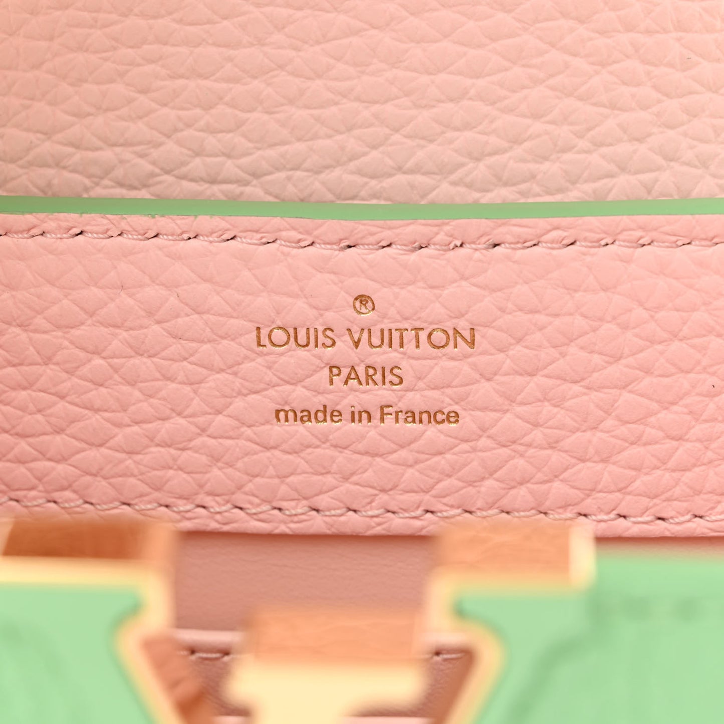 Taurillon Mini Capucines Vert Pomme