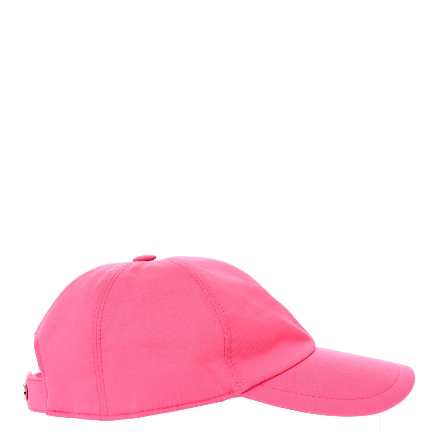 Chanel Cotton CC Cap Hat Fuchsia Orange 5 of 8