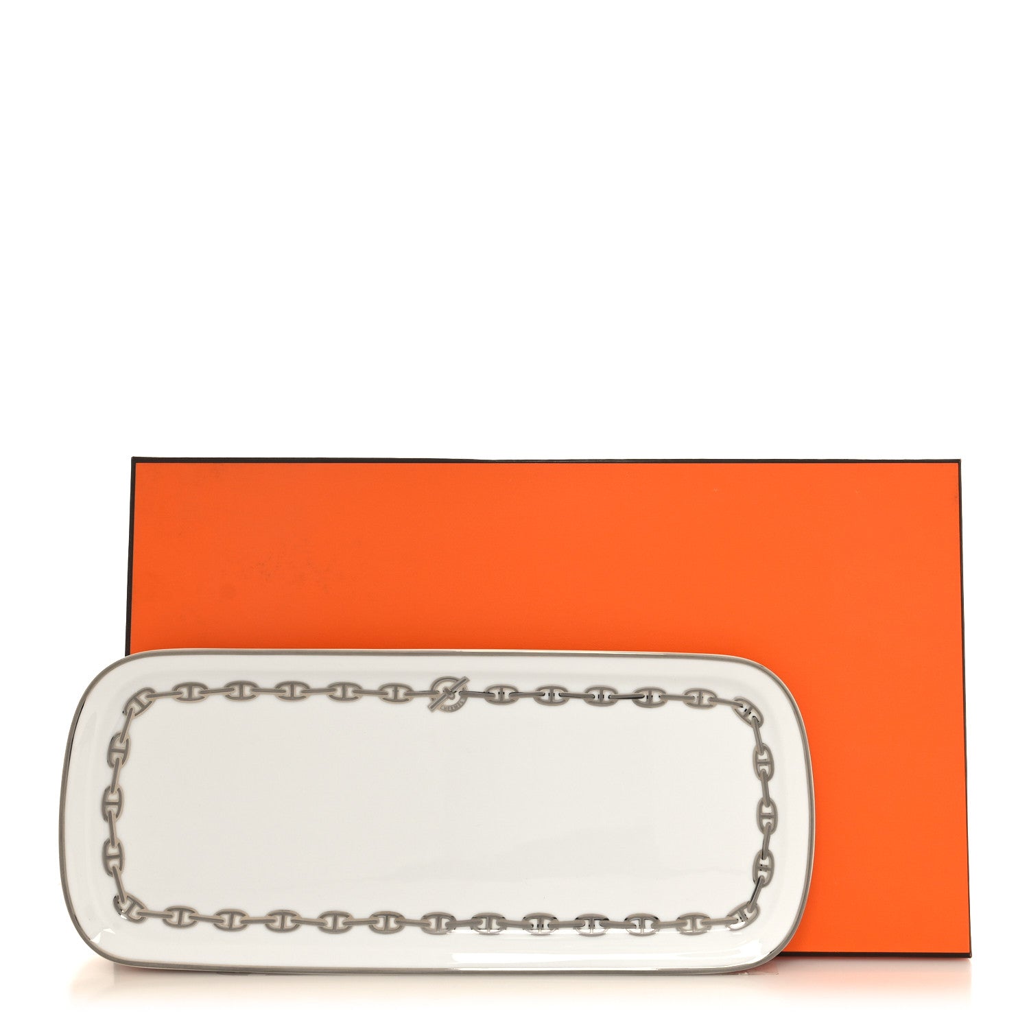 Hermes Porcelain Chaine d' Ancre Plate 8 of 8