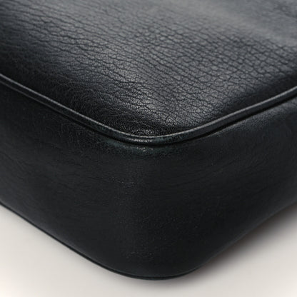 Saint Laurent Lambskin Monogram Embossed Small Lou Camera Bag Black 10 of 10