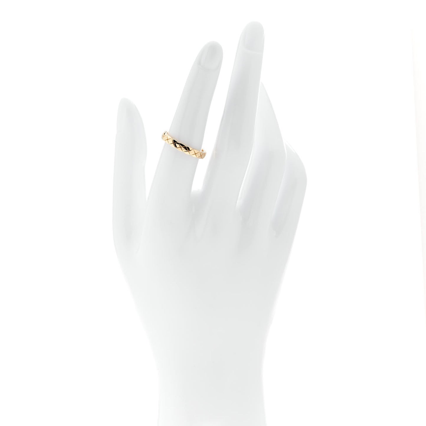 18K Yellow Gold Mini Coco Crush Ring 53 6.5