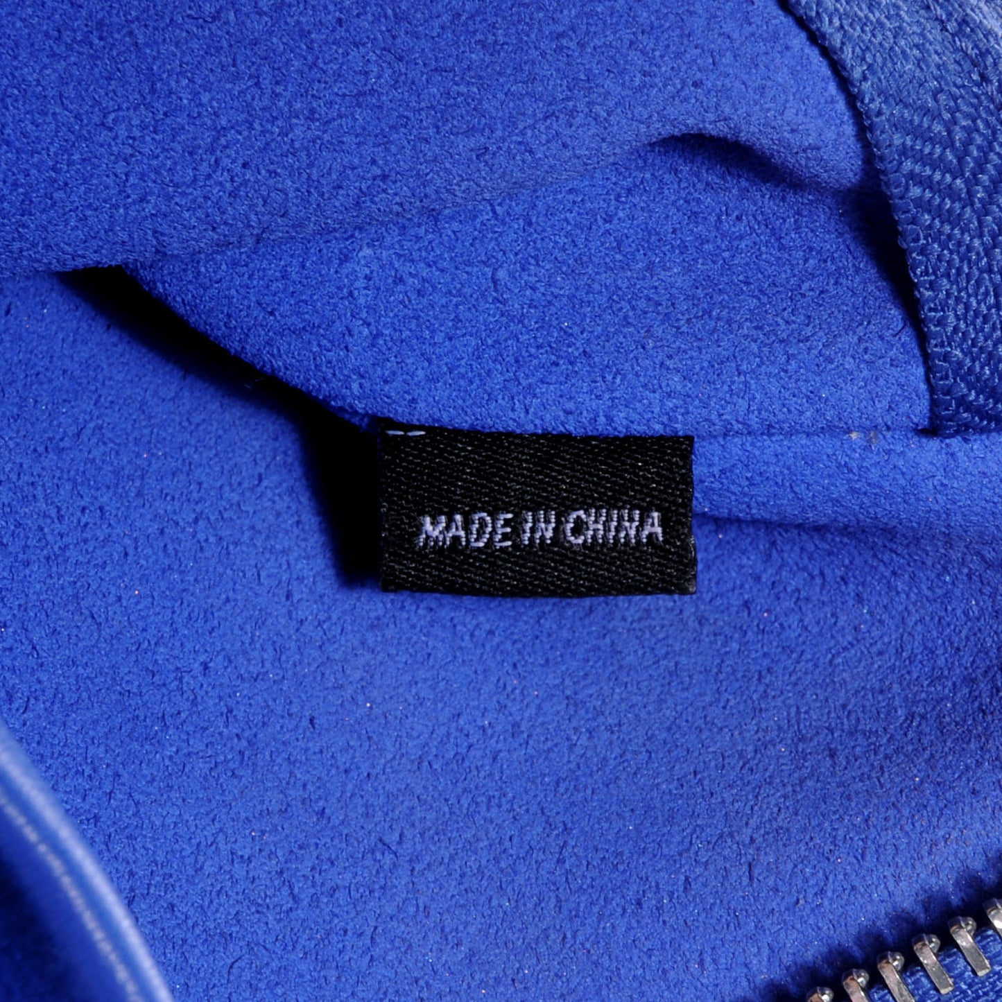 Leather Prisma Tote Electric Blue