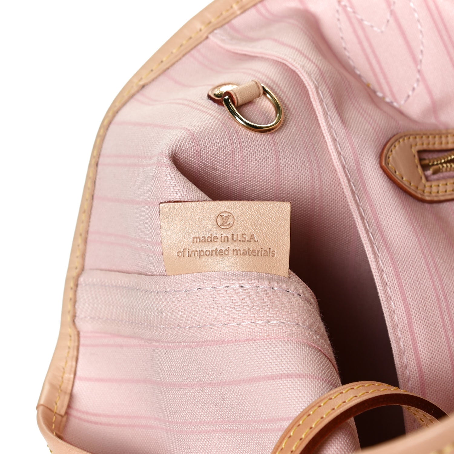 Louis Vuitton Damier Azur Neo Neverfull MM Rose Ballerine 8 of 17