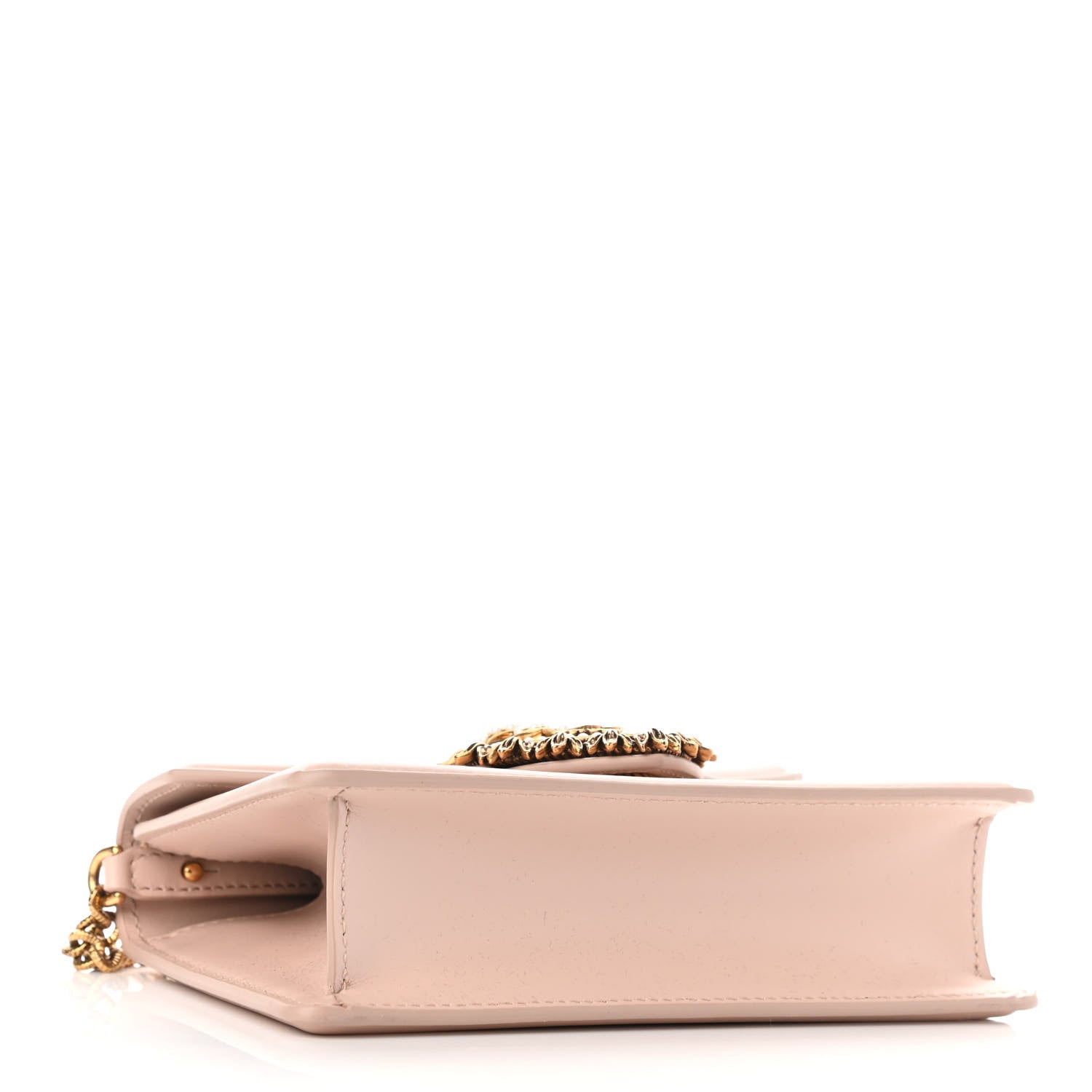 Dolce & Gabbana Smooth Calfskin Small Devotion Envelope Top Handle Bag Pink 6 of 19