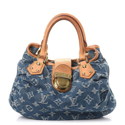 Louis Vuitton Monogram Denim Pleaty Blue 1 of 11