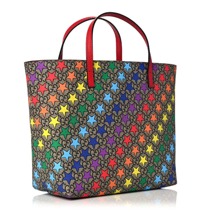 Gucci GG Supreme Monogram Childrens Star Print Tote Multicolor 3 of 10