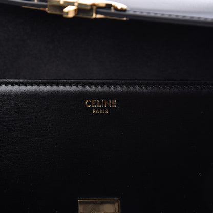 Celine Shiny Calfskin Nano Triomphe Black 8 of 10