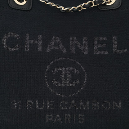 Chanel Mixed Fibers Small Deauville Tote Black 9 of 11