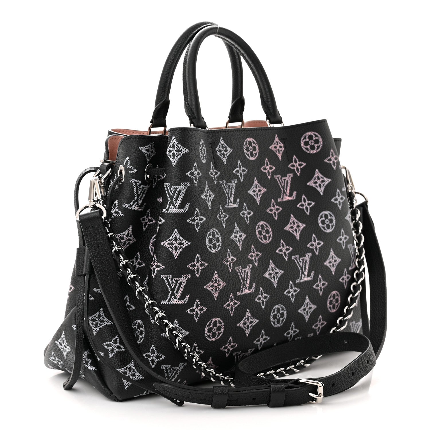 Louis Vuitton Mahina Flight Mode Bella Tote Black 3 of 10
