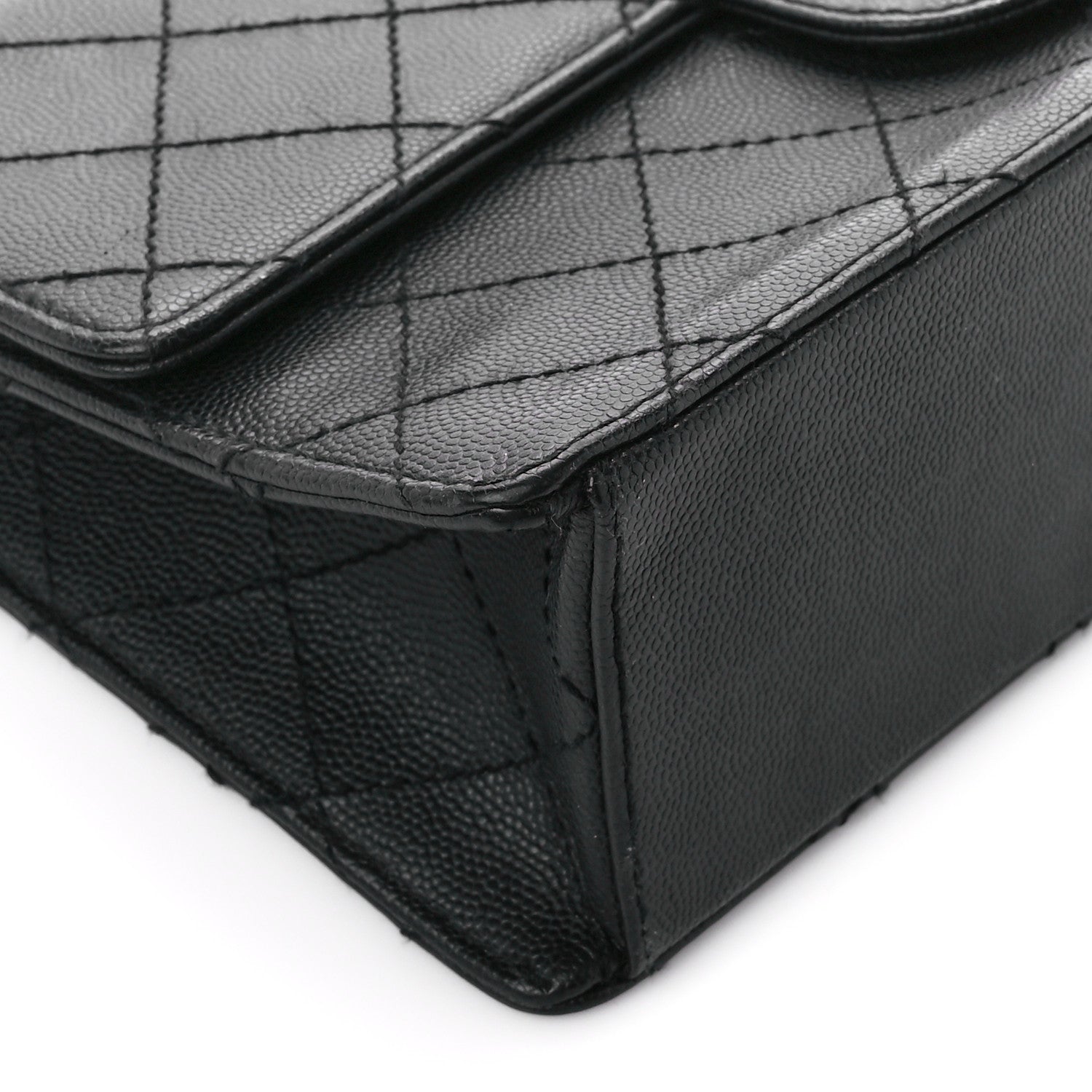 Chanel Caviar Quilted Medium Single Flap Black 11 of 11