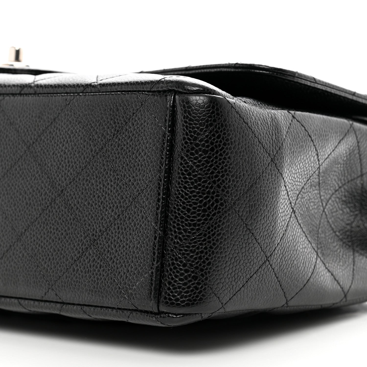 Chanel Caviar Quilted Jumbo Double Flap Black 6 of 11