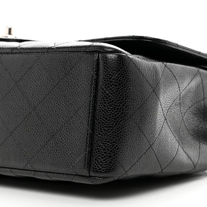 Chanel Caviar Quilted Jumbo Double Flap Black 6 of 11