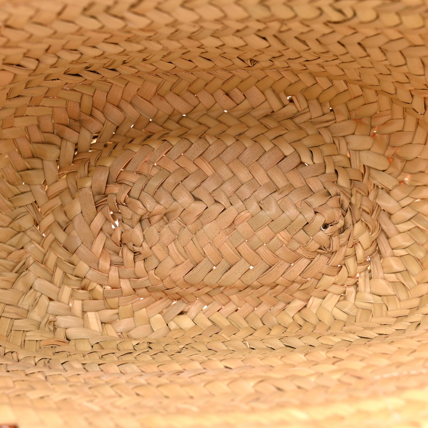 Raffia Small Basket Tote Bag Natural Tan