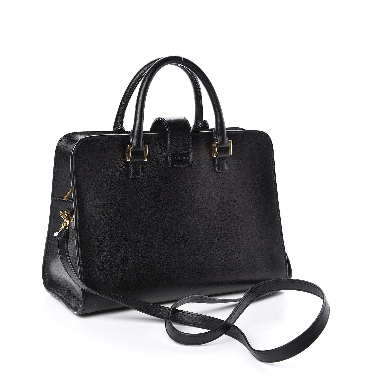 Saint Laurent Calfskin Small Monogram Cabas Black 3 of 10