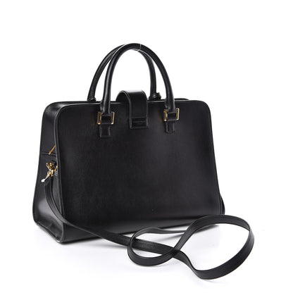 Saint Laurent Calfskin Small Monogram Cabas Black 3 of 10