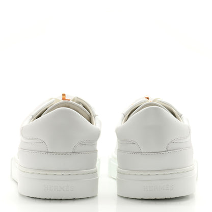 Hermes Calfskin Day Sneakers 37.5 White 5 of 11