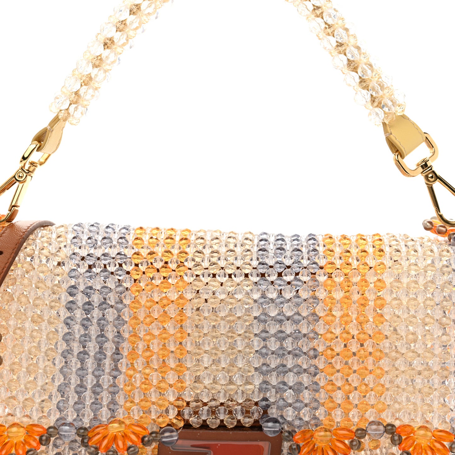 Perline Glass Karung Beaded Baguette Giallo Viola Arancio Multicolor Azzuro Glicine