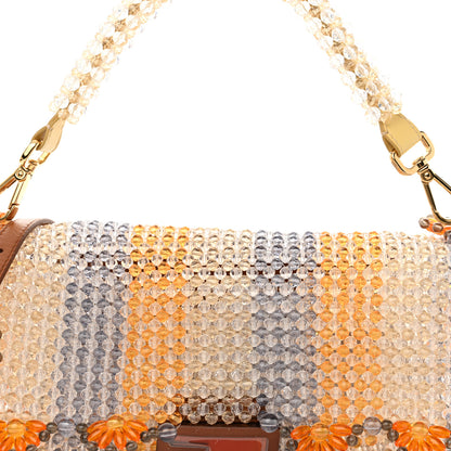 Fendi Perline Glass Karung Beaded Baguette Giallo Viola Arancio Multicolor Azzuro Glicine 7 of 9