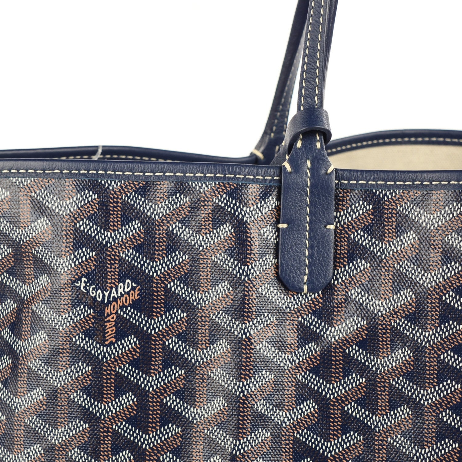 Goyard Goyardine Saint Louis GM Blue 9 of 9