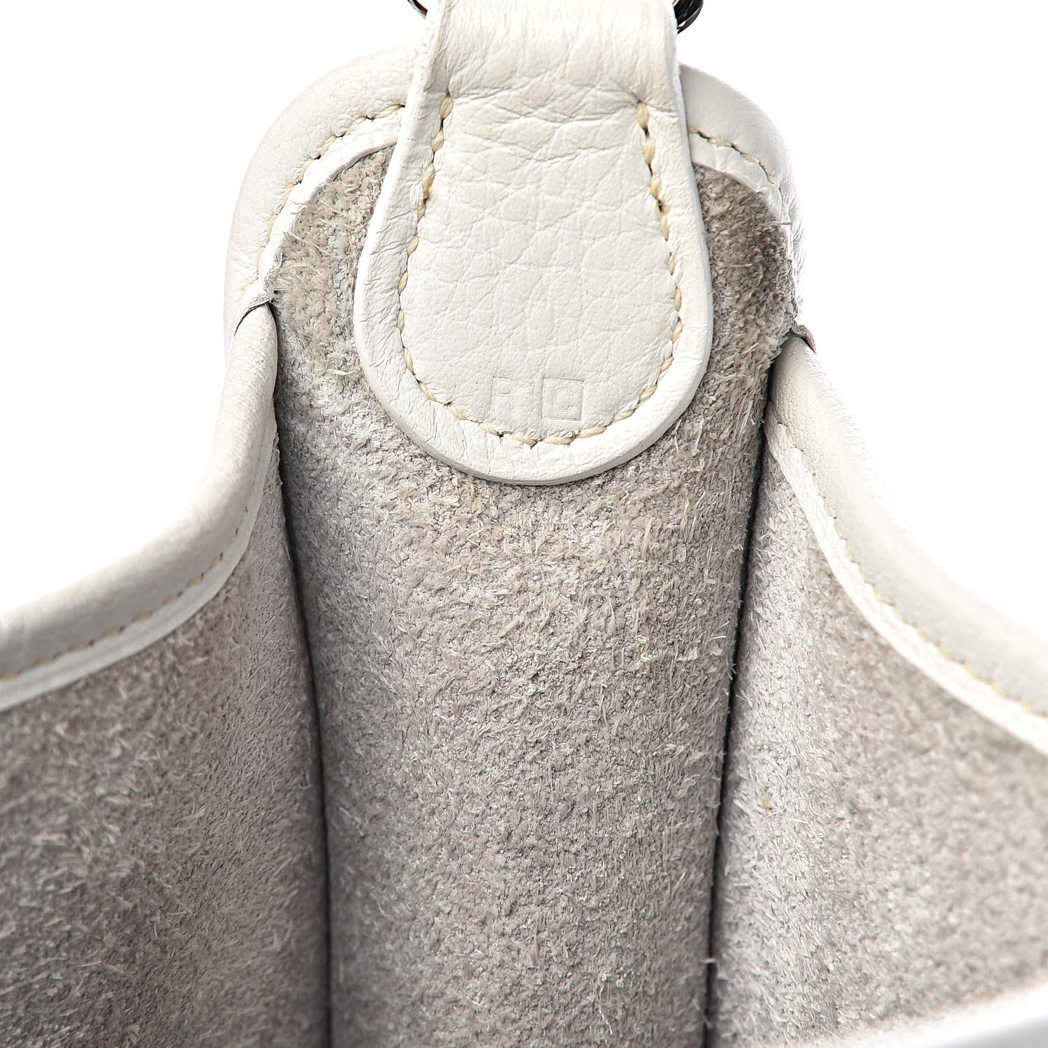 Hermes Taurillon Clemence Vespa PM White 7 of 13