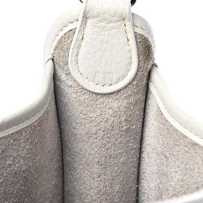 Hermes Taurillon Clemence Vespa PM White 7 of 13