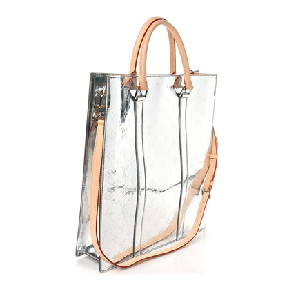 Louis Vuitton Monogram Mirror Sac Plat NM Silver 6 of 17