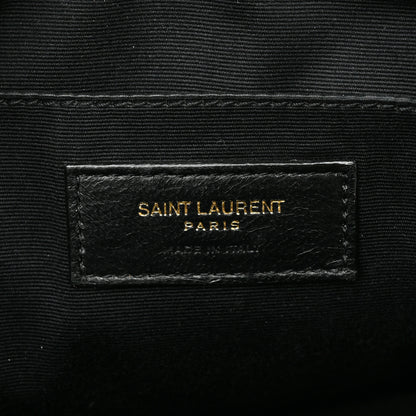 Saint Laurent Calfskin Matelasse Monogram Lou Camera Bag Dark Beige 6 of 11