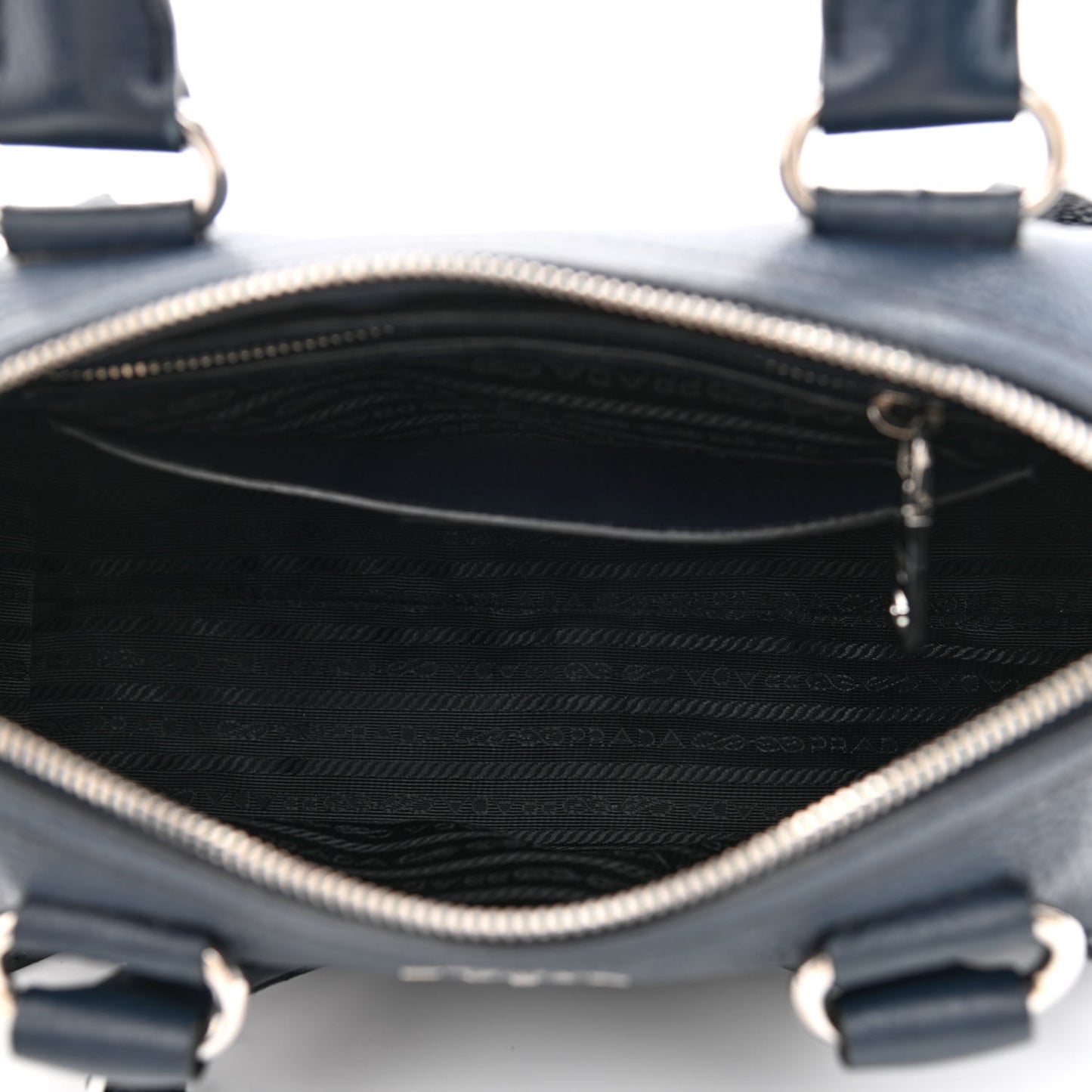 Vitello Phenix Top Handle Shopping Satchel Baltico