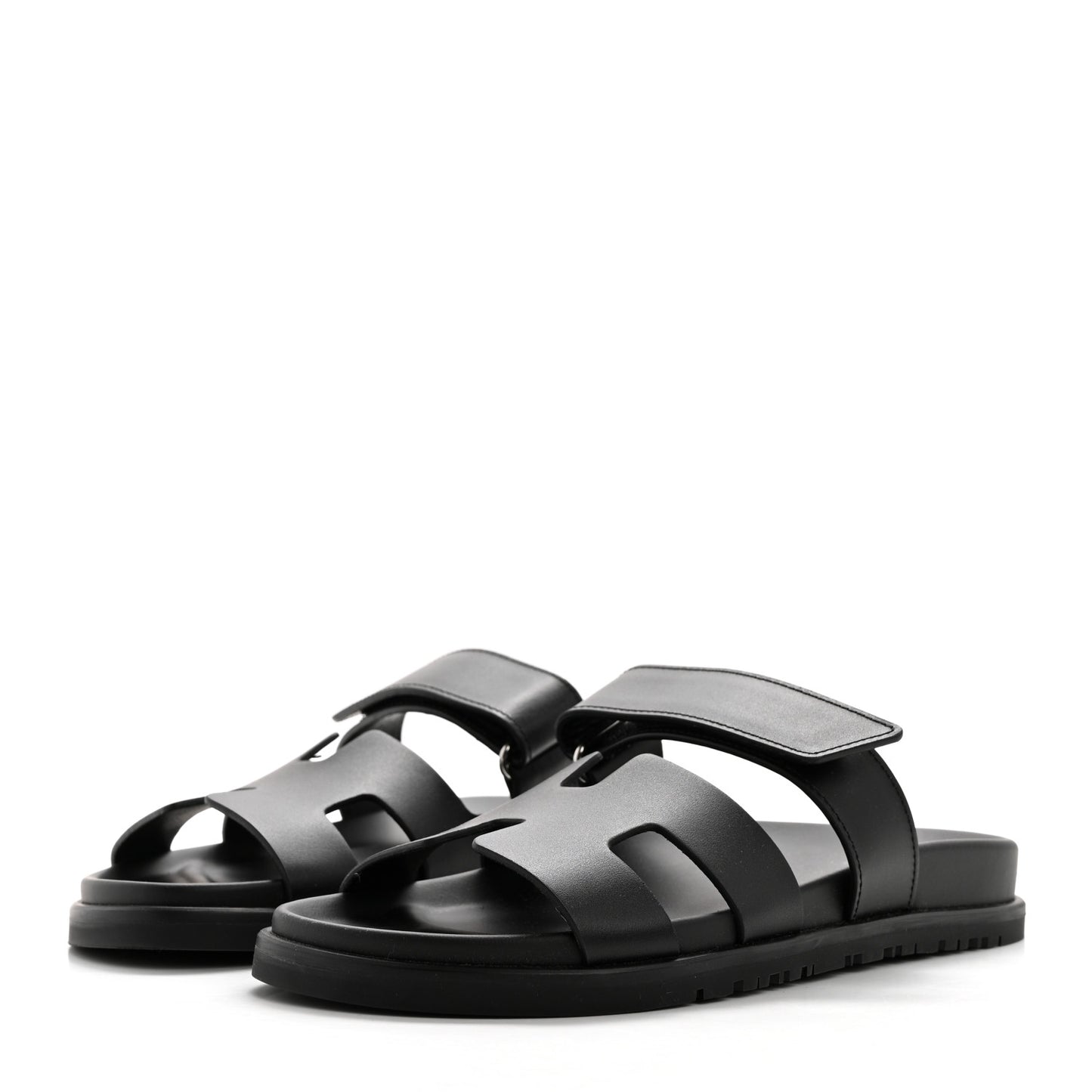Calfskin Womens Chypre Sandals 36 Black