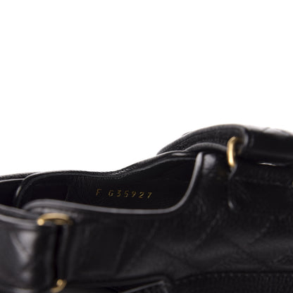 Chanel Grained Calfskin Velcro Dad Sandals 39 Black 9 of 10