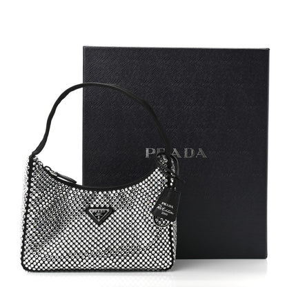 Prada Satin Crystal Mini Re-Edition 2000 Bag Cristal 10 of 10