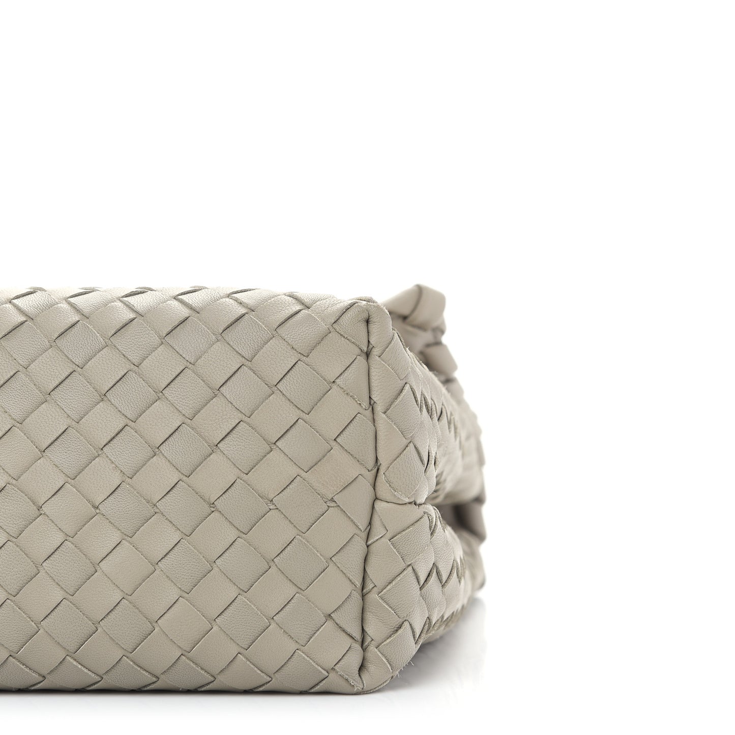 Nappa Intrecciato Large Olimpia Bag Steel