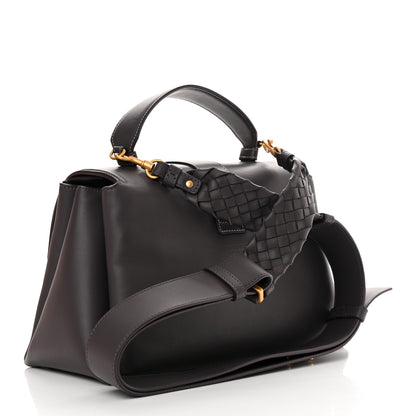 Bottega Veneta Matte Calfskin Medium Piazza Bag Quetsche 3 of 10