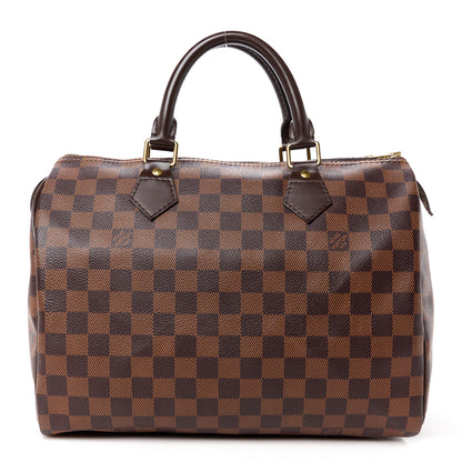Louis Vuitton Damier Ebene Speedy 30 1 of 12