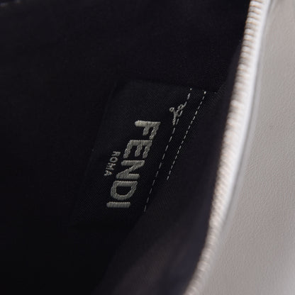 Fendi Vitello Century Opaco F is Fendi Tri-Color Triplette Pouch Set Corteccia White Ice Fragola 8 of 9
