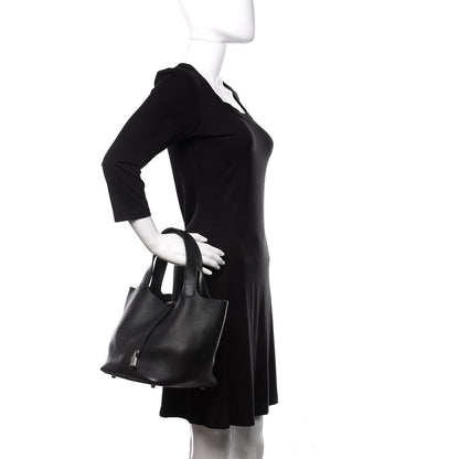 Hermes Taurillon Clemence Picotin Lock 22 MM Black 2 of 13