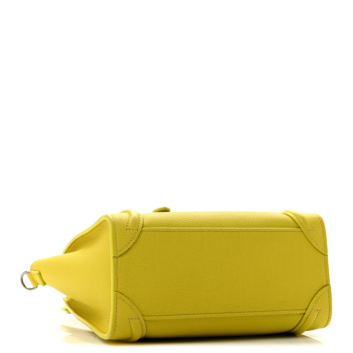 Drummed Calfskin Nano Luggage Mimosa