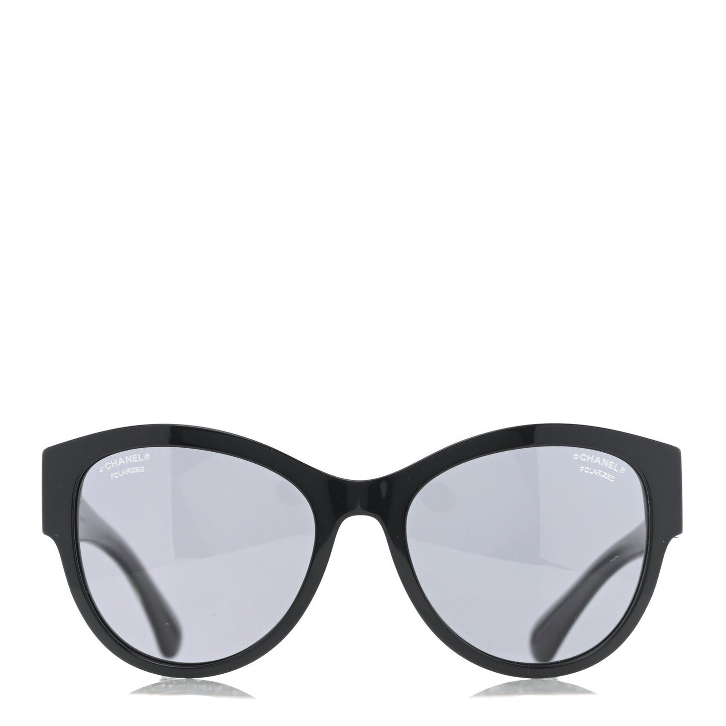 Acetate Polarized Pantos Sunglasses 5434 Black
